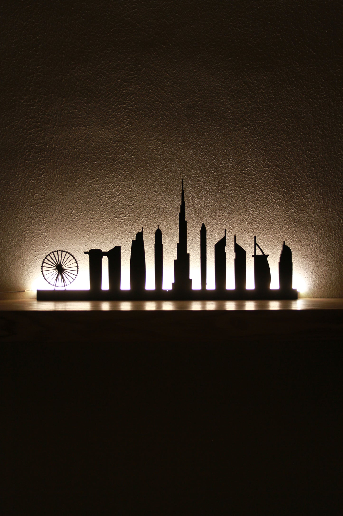 Dubai Skyline Silhouette
